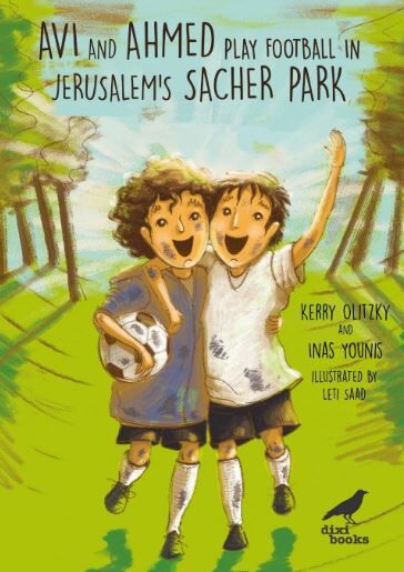 Avi and Ahmed Play Football in Jerusalem's Sacher Park